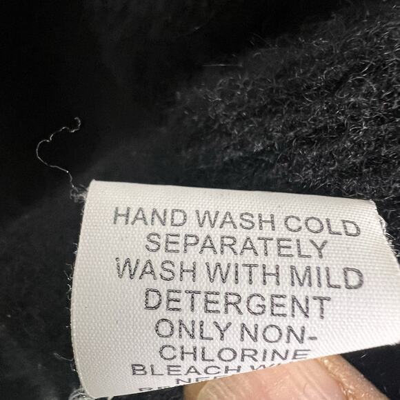 41 Hawthorn Women's 100% Cashmere Crew Neck Sweater Black Sz XXL Quite Luxury - Picture 11 of 15